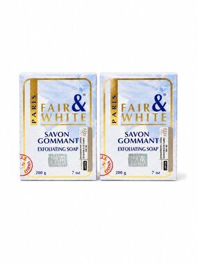 Fair and White Savon Gommant Exfoliating Soap 200g Set of 2
